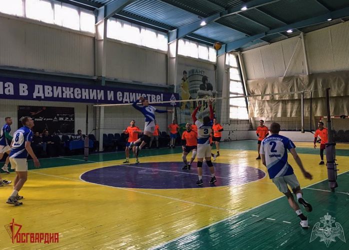 Смоленские росгвардейцы стали призерами чемпионата общества «Динамо» по волейболу