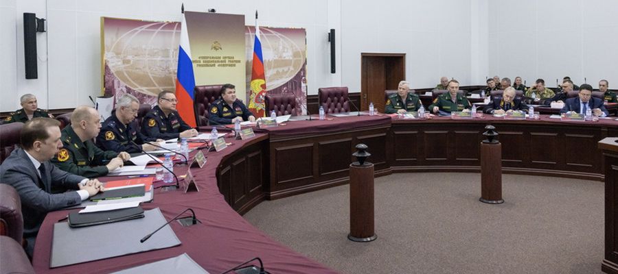 В Росгвардии состоялось заседание оперативного штаба 