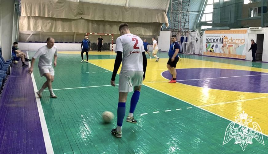 Смоленские росгвардейцы приняли участие  в чемпионате общества «Динамо» по мини-футболу