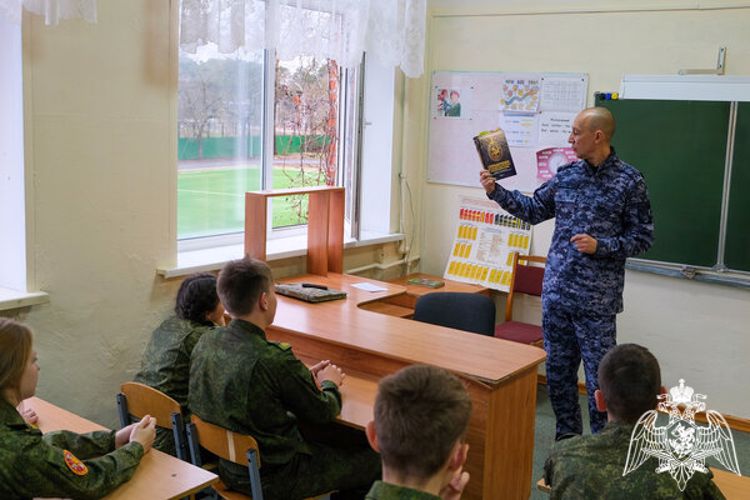 Росгвардейцы провели патриотические мероприятия  для учащихся Смоленской области