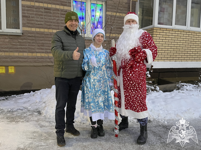 В Смоленской области продолжается акция Росгвардии  «Дед Мороз специального назначения» (видео)