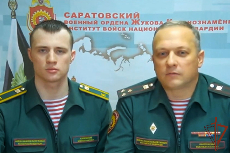 Телемост с представителем Саратовского военного института Росгвардии состоялся в эфире телеканала «Россия 24. Ямал»