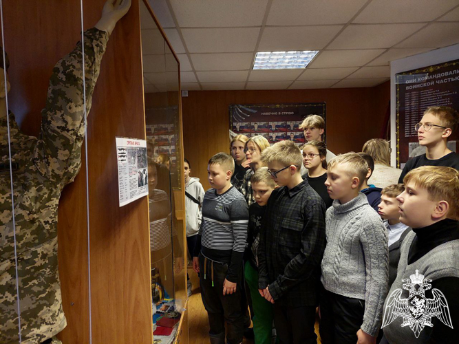 В рамках недели мужества росгвардейцы проводят военно-патриотические мероприятия 