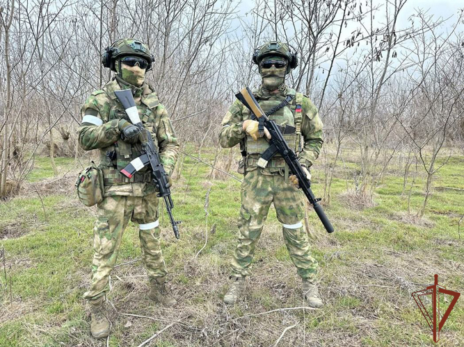 Росгвардейцы автоматным огнём сбили вражеский беспилотник  в Херсонской области