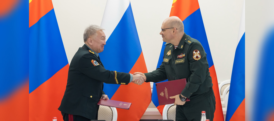 Генерал-полковник Олег Плохой подписал меморандум о взаимопонимании между Росгвардией и внутренними войсками Монголии 
