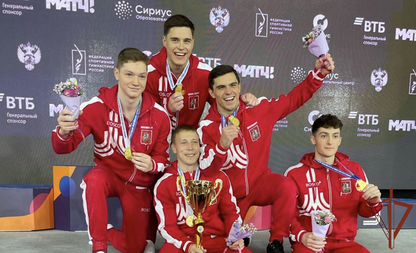 Спортсмены из Росгвардии завоевали золото на Чемпионате России по спортивной гимнастике 