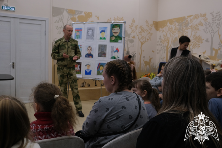 Росгвардейцы побывали в гостях у ребят  из семей участников специальной военной операции