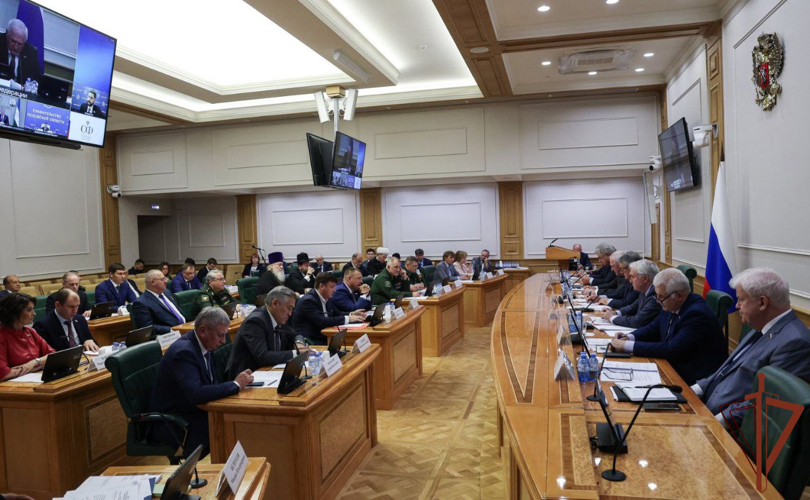 Представитель Росгвардии выступил на первом заседании совета верхней палаты парламента по военно-патриотическому воспитанию граждан