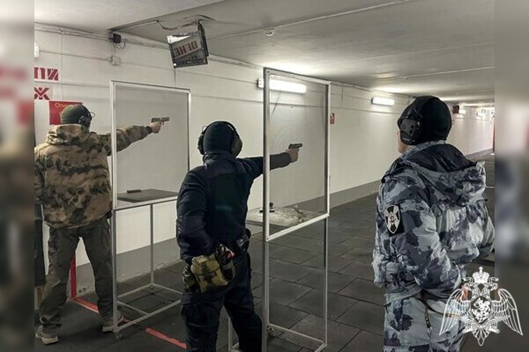 В Смоленской области росгвардейцы определили  лучших в зимнем троеборье