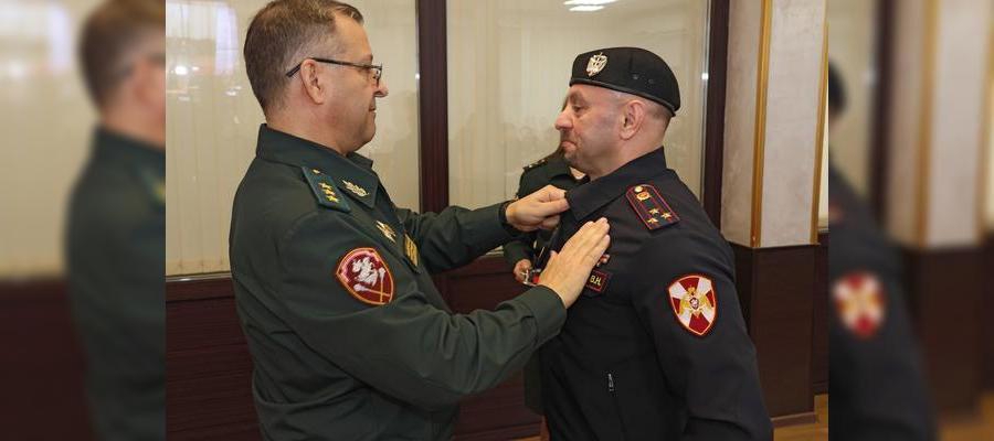 Медалью «За проявленную доблесть» награжден начальник регионального Управления Росгвардии