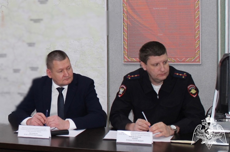 В Управлении Росгвардии по Смоленской области состоялось заседание оперативного штаба 