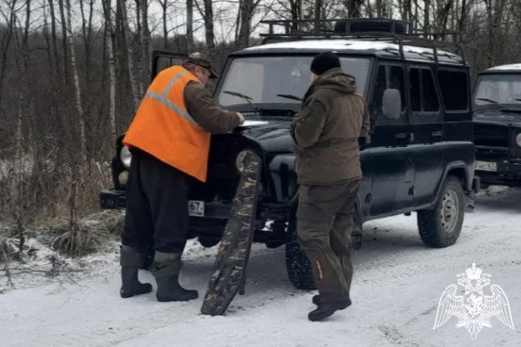 ОМОН «Кривич» оказал силовую поддержку Смолоблохотуправлению