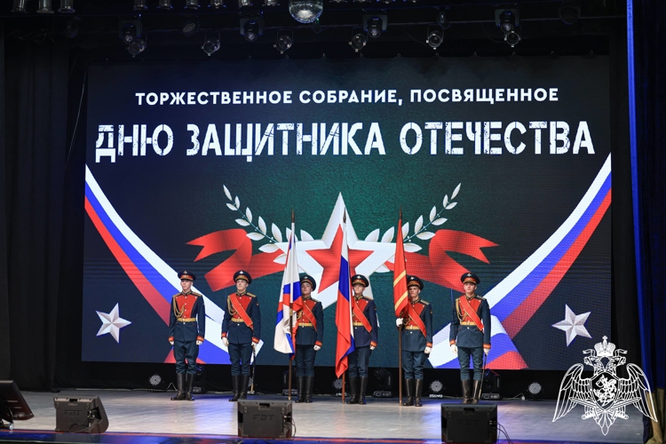 В Смоленске росгвардейцы приняли участие в мероприятии, посвященном Дню защитника Отечества