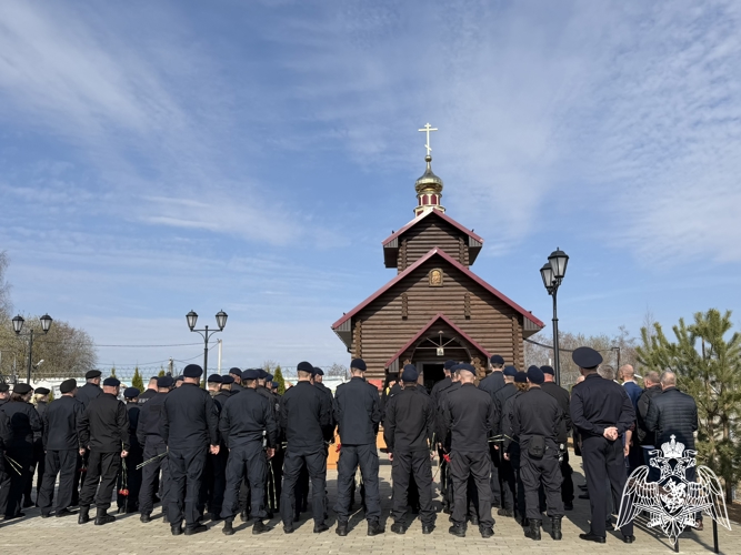 Мемориальный комплекс сотрудникам, погибшим при исполнении служебного долга открыли в Смоленске