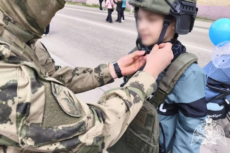 Росгвардейцы провели военно-патриотическое мероприятие
