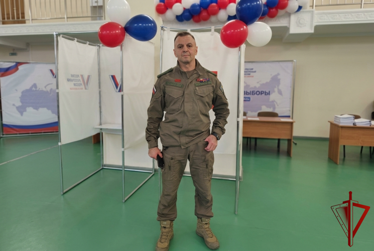 Начальник Управления Росгвардии по Смоленской области отдал свой голос