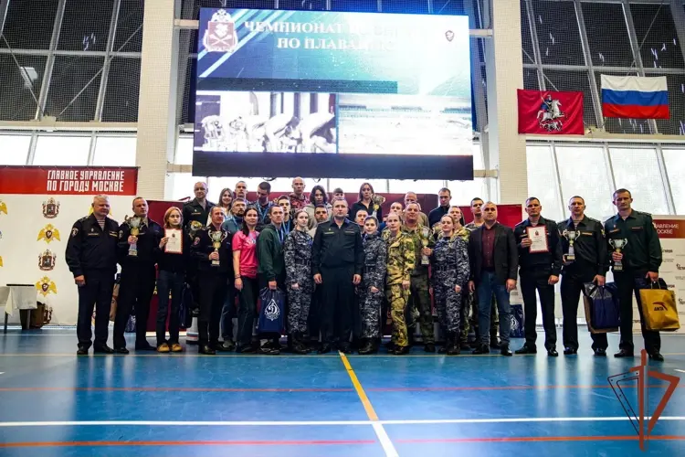 Смоленские росгвардейцы стали призёрами чемпионата Центрального округа по плаванию