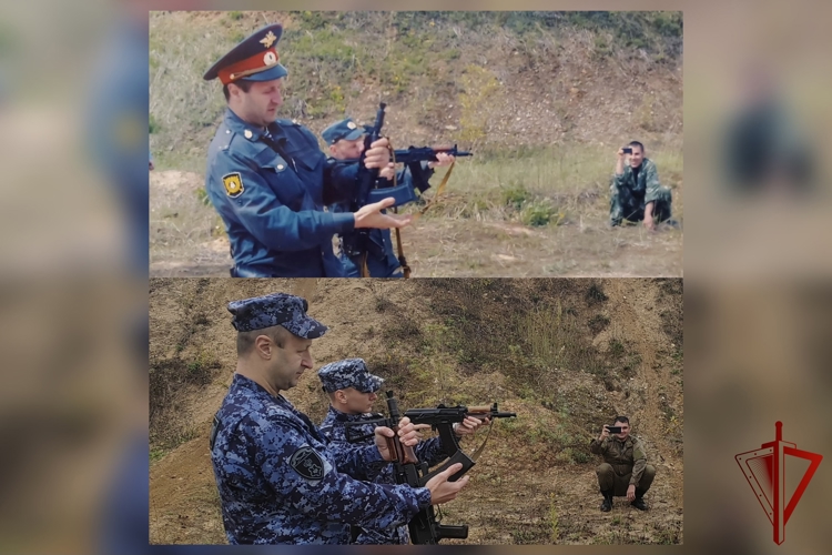 Смоленские росгвардейцы приняли участие в фото-челлендже ко Дню вневедомственной охраны